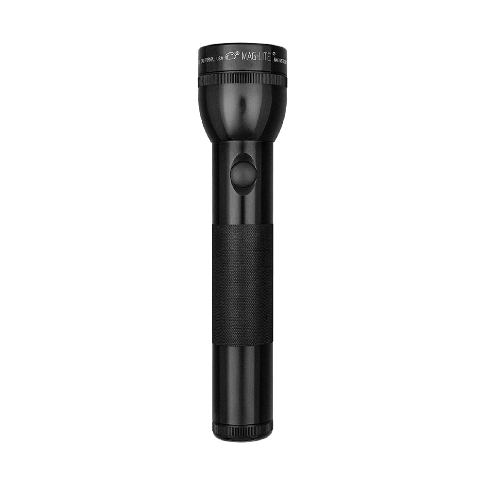 Maglite Heavy-Duty Incandescent 2-Cell D Flashlight, Black