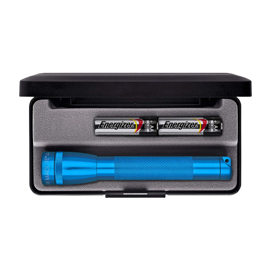 MagLite - M2A11L Maglite Mini Incandescent 2-Cell AA Flashlight in Presentation Box, Blue