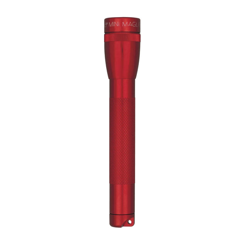 Maglite Mini Incandescent 2-Cell AA Flashlight in Presentation Box - Red